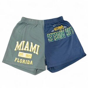 SHEIN Athletic Shorts in Vibrant Green with Breathable Fabric